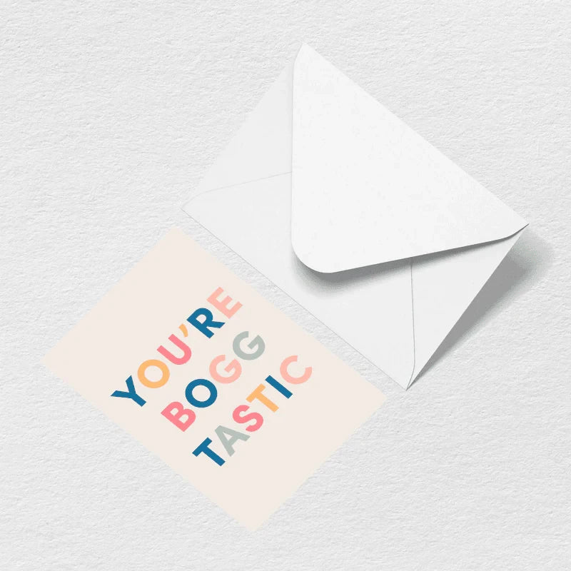 You're Boggtastic Greeting Card